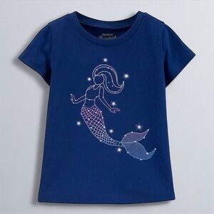 👚2/$10👗3/$12 OshKosh B’gosh Originals Mermaid Graphic Tee Girls Size 5